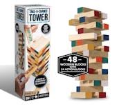 Take-a-Chance Tumbling Tower Wooden Game