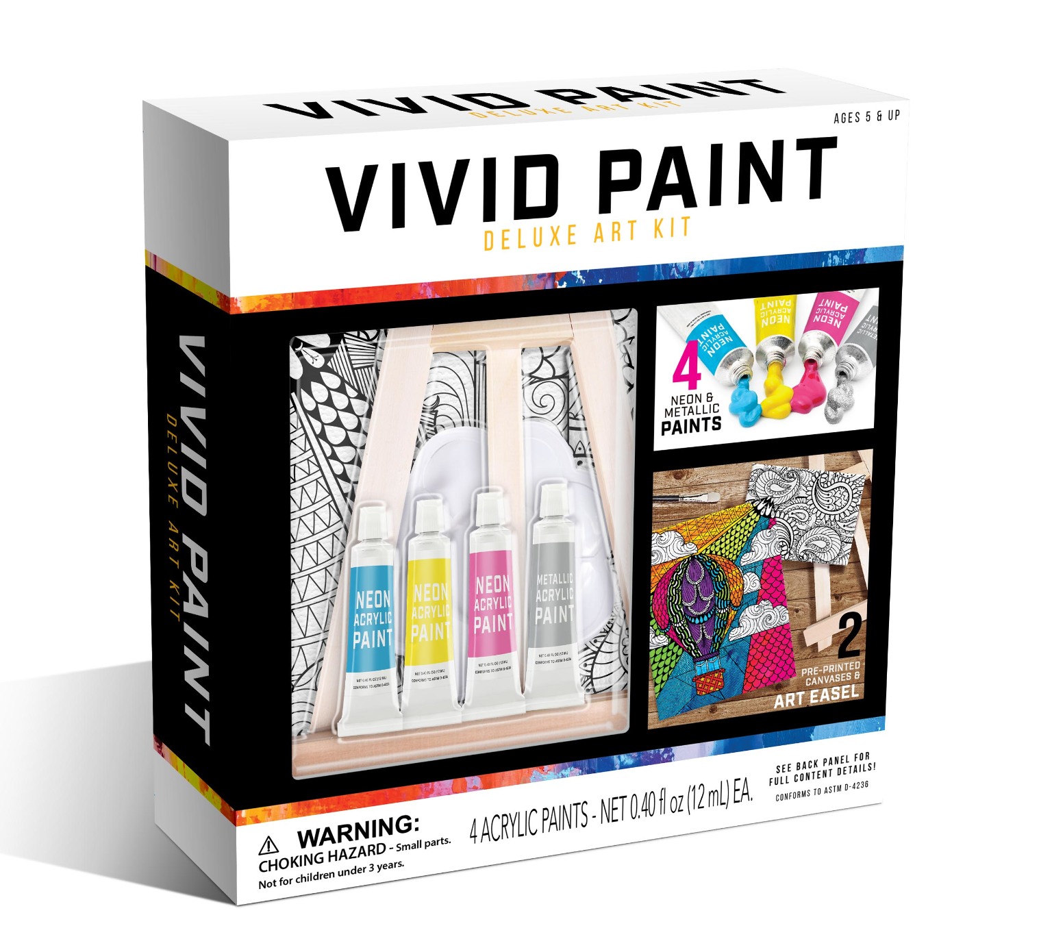 Wholesale Paint Pou Deluxe Art Kits, 1 Canvas - DollarDays