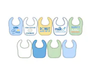 9pk Terry Bibs - One Size