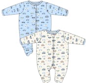 Boys' Sleep & Play Romper, 0-9 Months