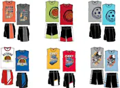 Boys 2 Pc Knit Tank Short Sets - Size 2-4T, Assorted