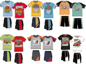 Boys Knit Short Sets - Size 2-4T, Assorted