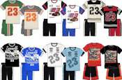 Boys 2Pc Knit Short Sets - Size 4-7, Assorted