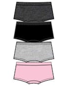 Girls Seamless Boy Shorts - Size Small-Large