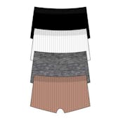 Girls Jacquard Seamless Boy Shorts - Size Small-Large