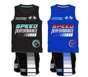 Boys 2 Pc Knit Short Sets - Size 12-24M, Assorted Colors