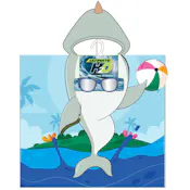 Toddler Hooded Towel w/ Sunglasses
