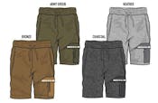 Boy's Pull-On Knit Shorts - Sizes 4-7, Assorted Colors