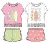Little Girls' Knit Short Sets - Size 12-24M, Assorted Colors