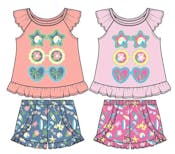 Knit Short Sets - Assorted Colors, Size 2-4T