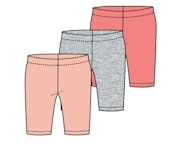 Girls' Bike Shorts 3-Pack - Assorted Colors, Size 4-6X