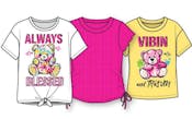 Girls' Fashion Tee 3-Pack - Assorted, Size 4-6X