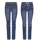Girls Stretch Denim Jeans - Size 4-6X