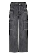 Girl's Denim Cargo Pants - Sizes 7-16