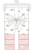 Girls Woven Receiving Blankets, 4pk