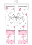 Girls Woven Receiving Blankets, 4pk