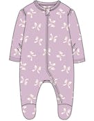 Girls Hacci Snap Rompers, Size 0-9 Months