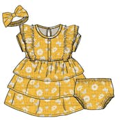 Girls Gauze Dresses, Size 2T-4T