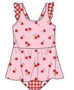 Girls One Piece Swimsuits, Size 2T-4T