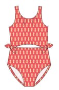 Girls One Piece Swimsuits, Size 7-16