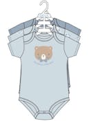 3pk Boys Short Sleeve Creepers, Size 0-9M