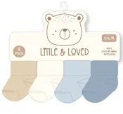 Boys' Terry Socks - Size 0-12M, 8pk