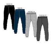 Boy's Fleece Pants - Size 4-7, Assorted Colors