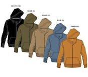 Boys Zip Hoodies - Size 4-6X, Assorted Colors