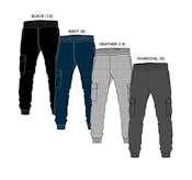 Boys Cargo Pants - Sizes 8-18, Assorted Colors