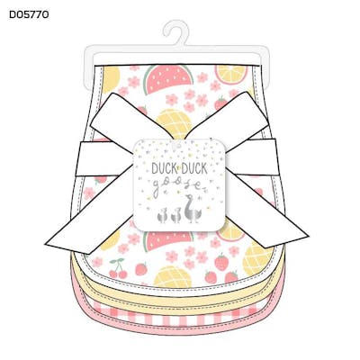 Girls 3Pk Burp Cloth