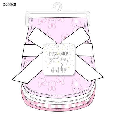 Girls 3Pk Burp Cloth