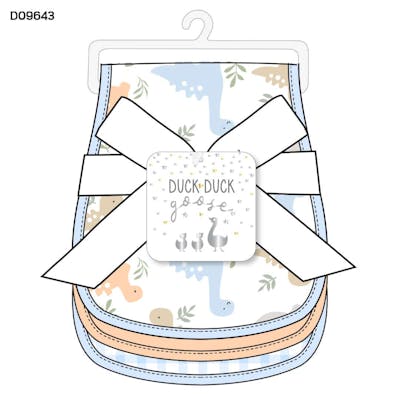 Boys 3Pk Burp Cloth