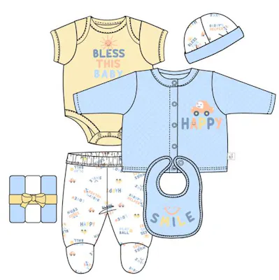 Boys 9pc Take Me Home Set, 0-9 Months