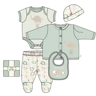 9pc Take Me Home Set, 0-9 Months