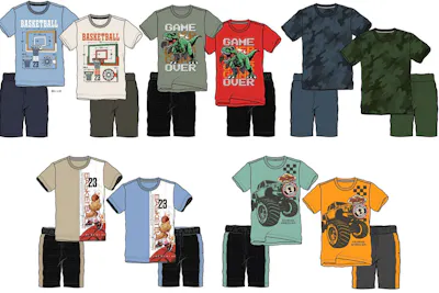 Boys 2-Piece Knit Short Sets - Size 12-24M, Assorted