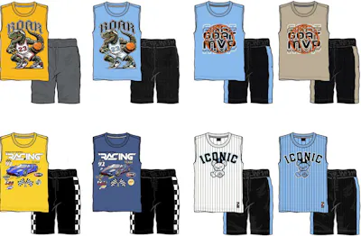 Boys 2Pc Knit Tank Short Sets - Size 4-7
