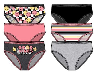 Girls Hanging Panties - Size 7-14