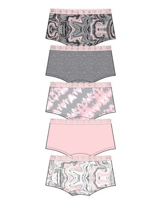 Girl's Cotton Boy shorts - Size 4-6X