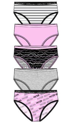 Girls Cotton Briefs - Sizes 6-14