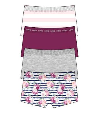 Seamless Girls Boy Shorts - Size Small-Large