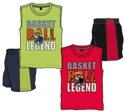 Boys 2 Pc Knit Tank Short Sets - Size 12-24M, Assorted Colors