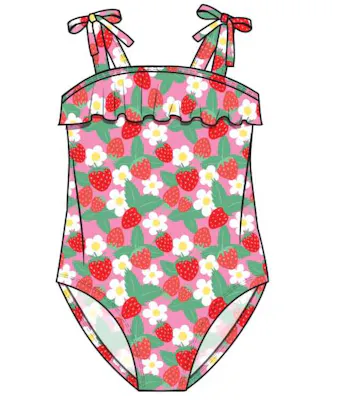 Girls One Piece Swimsuits, Size 4-6X