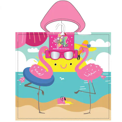 Toddler Hooded Towel w/ Sunglasses