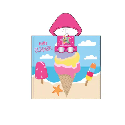 Toddler Hooded Towel w/ Sunglasses
