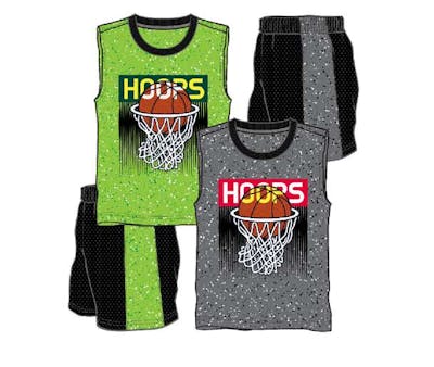 Boys Knit Tank And Short Sets - Size 4-7, Assorted Colors