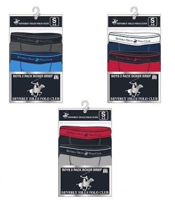 Boys Boxer Briefs - Size 2-4, Assorted Colors, 2pk