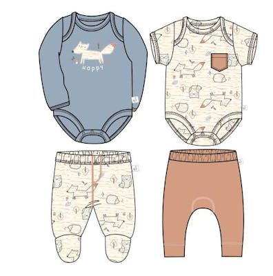 Boys Duo Sets, Size 0-9 Months