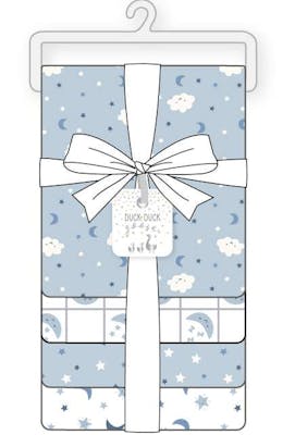 Boys Woven Receiving Blankets, 4pk