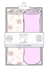 Girls Muslin Swaddles, 2pk image number null