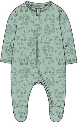 Hacci Snap Romper, Size 0-9 Months